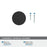 Balon Zinc Matte Black Cabinet Knob 8