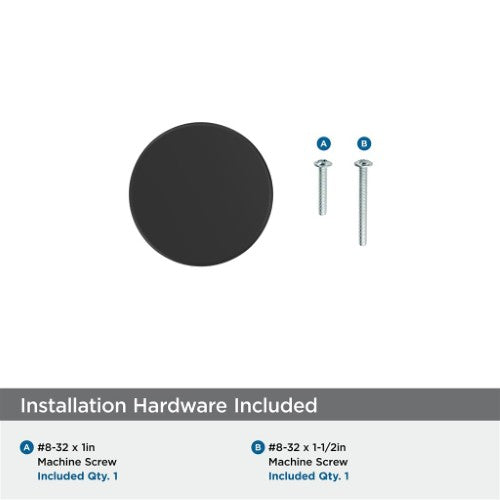 Balon Zinc Matte Black Cabinet Knob 7