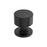 Balon Zinc Matte Black Cabinet Knob 1