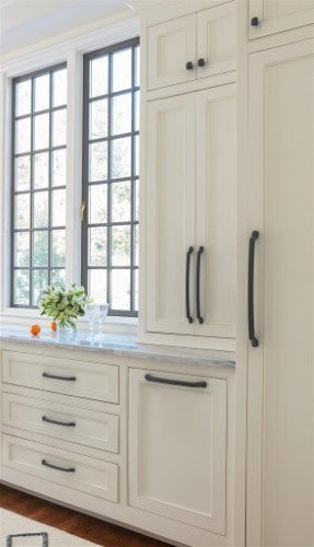 Bellamy Zinc Matte Black Cabinet Knob 4
