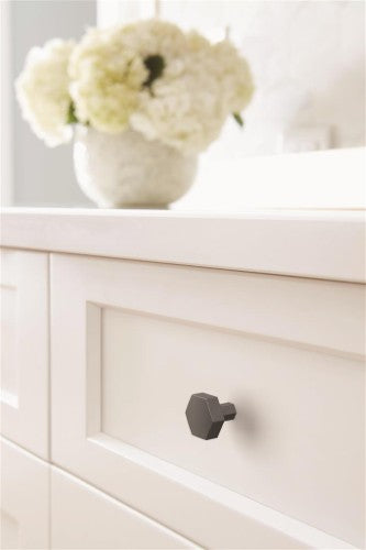Caliber Zinc Matte Black Cabinet Knob 4