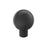 Collet Zinc Matte Black Cabinet Knob 1