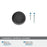 Cowrie Zinc Matte Black Cabinet Knob 3