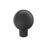 Cowrie Zinc Matte Black Cabinet Knob 1