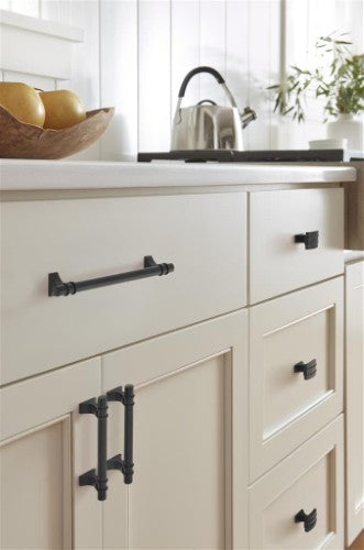 Davenport Zinc Matte Black Cabinet Knob 7