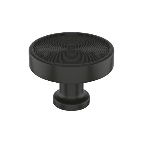 Dupont Circle Zinc Matte Black Cabinet Knob 2