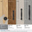 Enlivity Zinc Matte Black Cabinet Knob 6