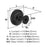 Enlivity Zinc Matte Black Cabinet Knob 2