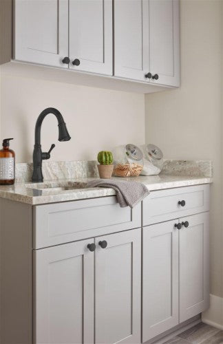 Era Zinc Matte Black Cabinet Knob 5