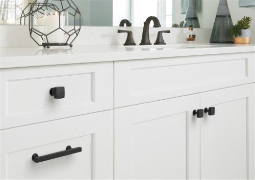 Everett Zinc Matte Black Cabinet Knob 10