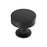 Everett Zinc Matte Black Cabinet Knob 2