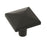 Extensity Zinc Matte Black Cabinet Knob 1
