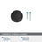 Faircrest Zinc & Steel Matte Black Cabinet Knob 5