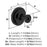 Faircrest Zinc & Steel Matte Black Cabinet Knob 3