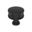 Fairfax Zinc Matte Black Cabinet Knob 2
