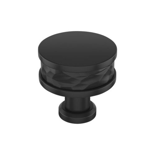 Fairfax Zinc Matte Black Cabinet Knob 2