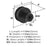 Fairfax Zinc Matte Black Cabinet Knob 4