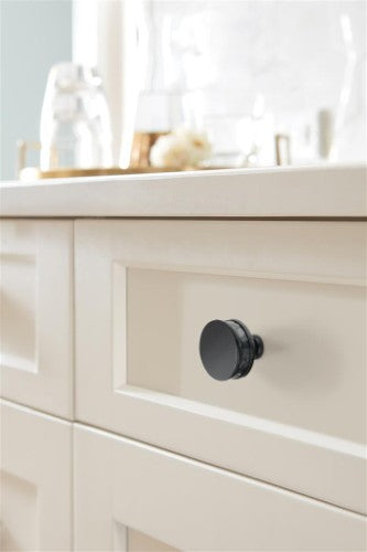 Fairfax Zinc Matte Black Cabinet Knob 9