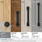 Farewind Zinc Matte Black Cabinet Knob 10