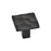 Kamari Zinc Matte Black Cabinet Knob 2