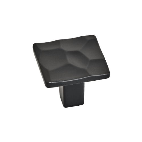 Kamari Zinc Matte Black Cabinet Knob 2