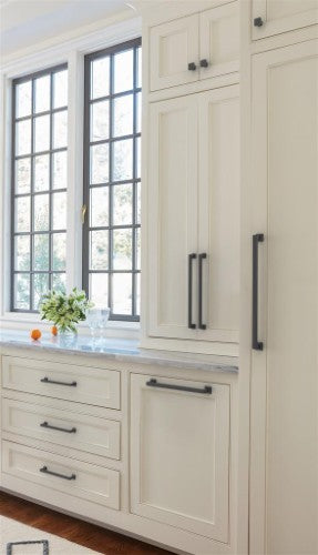 Lintel Zinc Matte Black Cabinet Knob 4