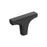 Merced Zinc Matte Black Cabinet Knob 2