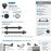 Oberon Zinc Matte Black Cabinet Knob 6