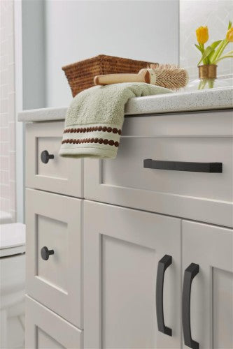 Premise Zinc Matte Black Cabinet Knob 3