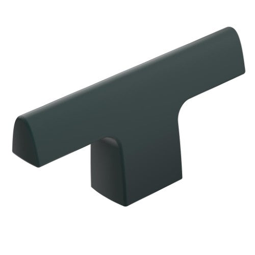 Riva Zinc Matte Black Cabinet Knob 1