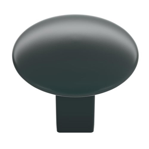 Riva Zinc Matte Black Cabinet Knob 2