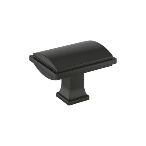 Townsend Zinc Matte Black Cabinet Knob 2