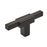 Urbanite Zinc & Aluminum Matte Black / Matte Black Cabinet Knob 1