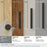 Versa Zinc Matte Black Cabinet Knob 6
