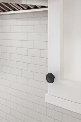 Hatfield Zinc Matte Black Cabinet Knob 4