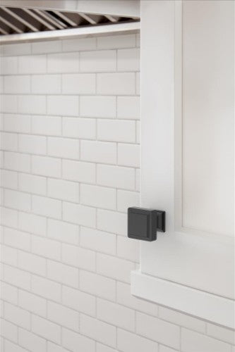 Eleva Zinc Matte Black Cabinet Knob 4
