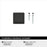 Eleva Zinc Matte Black Cabinet Knob 3