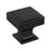 Eleva Zinc Matte Black Cabinet Knob 1