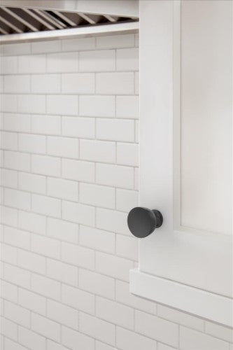 Chalice Zinc Matte Black Cabinet Knob 4