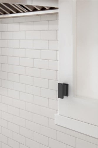 Socle Zinc Matte Black Cabinet Knob 4