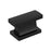 Socle Zinc Matte Black Cabinet Knob 1