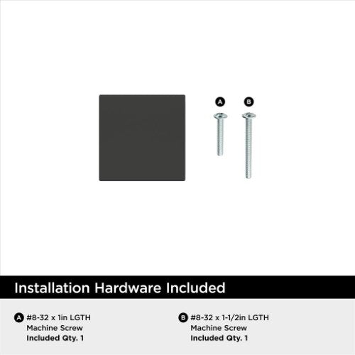 Pedestal Zinc Matte Black Cabinet Knob 3