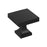Pedestal Zinc Matte Black Cabinet Knob 1