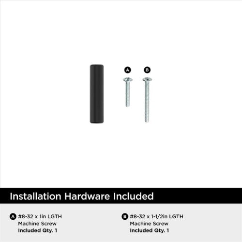 Bar Pulls Hollow Zinc Matte Black Cabinet Knob 3