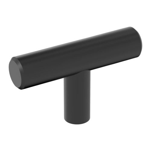 Bar Pulls Hollow Zinc Matte Black Cabinet Knob 1