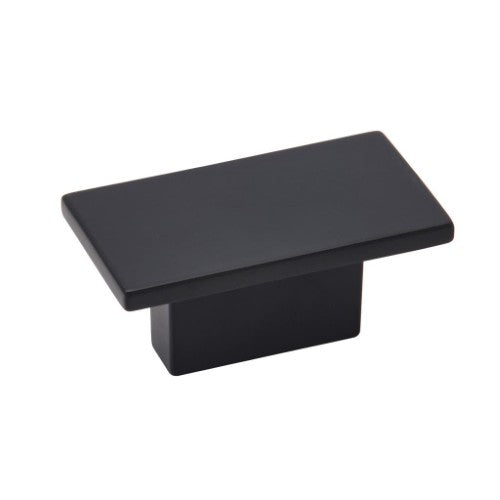 Prominence Zinc Matte Black Cabinet Knob 1
