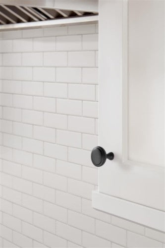 Arden Zinc Matte Black Cabinet Knob 2