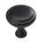 Arden Zinc Matte Black Cabinet Knob 1