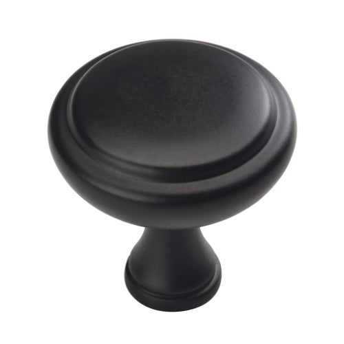 Arden Zinc Matte Black Cabinet Knob 1