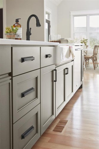 Appoint Zinc Matte Black Cabinet Pull 19